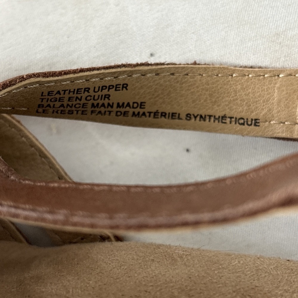 Earth Origins Belle Brielle Leather Upper Woven Straps Comfort Sandals Size 10 M - Picture 8 of 9
